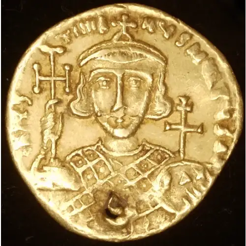 Justinian II 'Rhinotmetos', 2nd Reign, AV Solidus