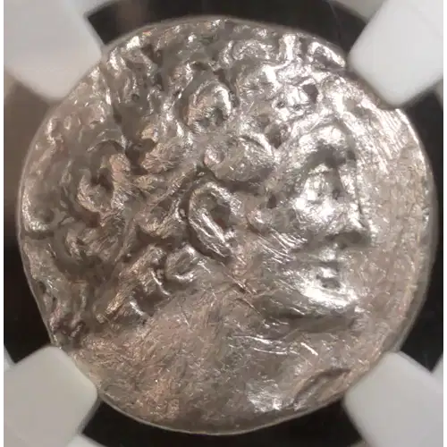 Kleopatra III and Ptolemy IX, AR Tetradrachm NGC Fine (3)
