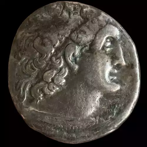 Kleopatra III and Ptolemy X, AR Tetradrachm