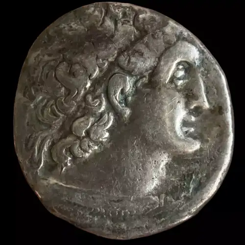 Kleopatra III and Ptolemy X, AR Tetradrachm