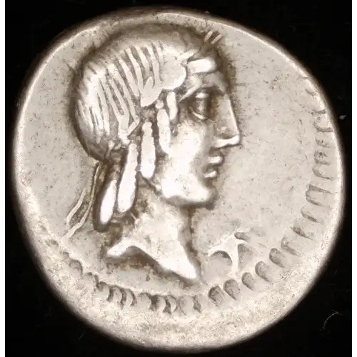 L. Calpurnius Piso Frugi, AR Denarius