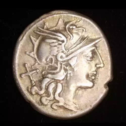 L. Saufeius, AR Denarius