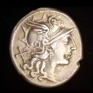 L. Saufeius, AR Denarius