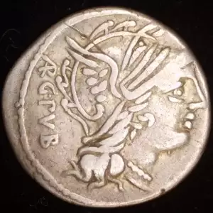 L. Sentius C.f, AR Denarius