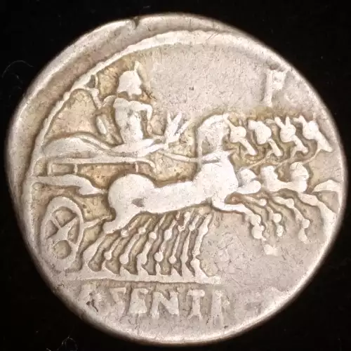 L. Sentius C.f, AR Denarius