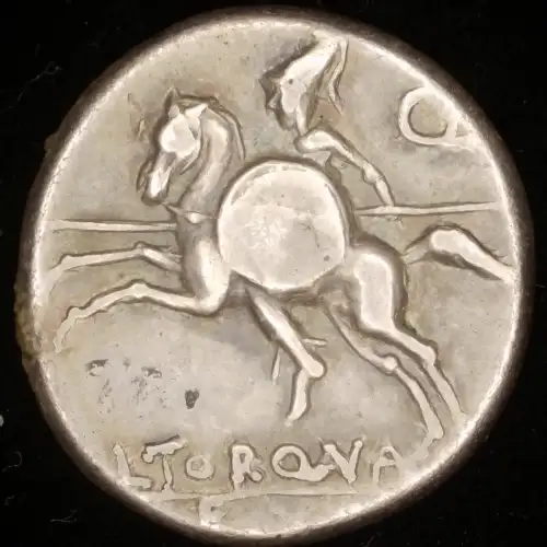 L. Torquatus, Fourrée Denarius (2)