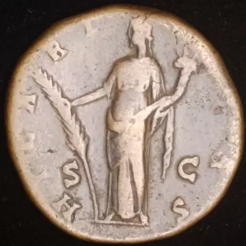 Marcus Aurelius (As Caesar), AE Sestertius
Coin 
