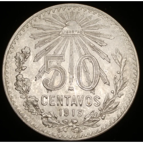 MEXICO Silver 50 CENTAVOS