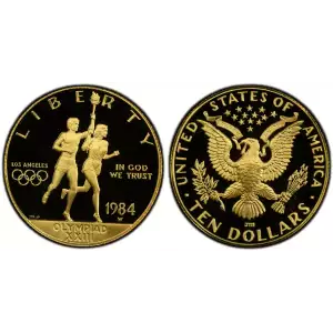 Modern Gold Commemorative (1984 to Date) - $10 - Proof - Random Design