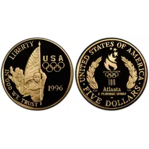 Modern Gold Commemorative (1984 to Date) - $5 - Proof - Random Design
