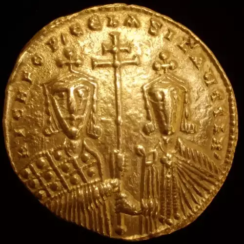 Nicephorus II with Basil II, AV Histamenon Nomisma (2)