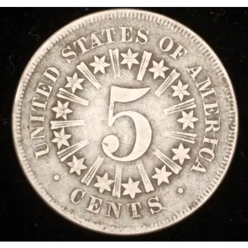 Nickel Five Cent Pieces-Shield 1866-1883