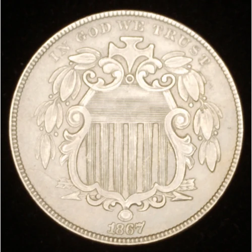 Nickel Five Cent Pieces-Shield 1866-1883 (2)