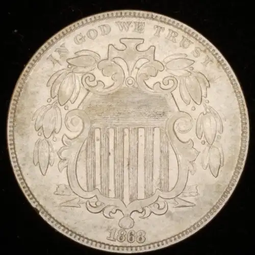 Nickel Five Cent Pieces-Shield 1866-1883