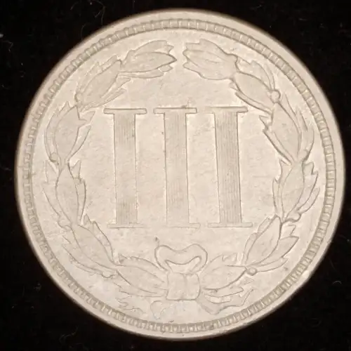 Nickel Three Cent Pieces 1865-1889 (2)