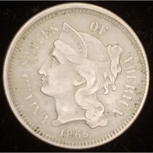 Nickel Three Cent Pieces 1865-1889