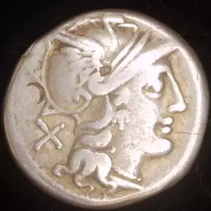 Pinarius Natta, AR Denarius
