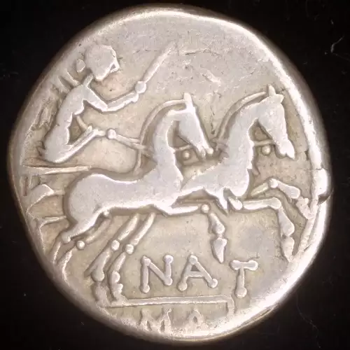 Pinarius Natta, AR Denarius