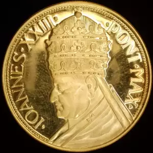 Pope John XXIII, Vatican II 10g, Gold Medal