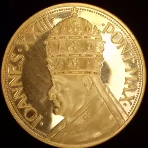 Pope John XXIII, Vatican II 20g, Gold Medal