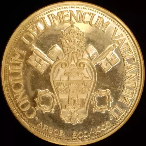 Pope John XXIII, Vatican II 20g, Gold Medal
