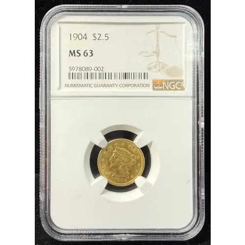 Quarter Eagles---Liberty Head 1840-1907 -Gold- 2.5 Dollar (4)