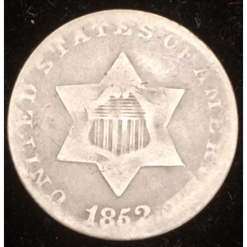 Silver Three Cent Pieces Trimes-1851-1873