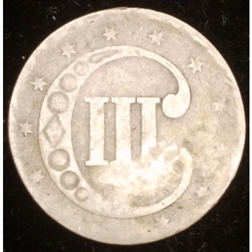 Silver Three Cent Pieces Trimes-1851-1873 (2)