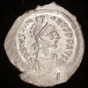 Justinian I 'the Great', AR Siliqua