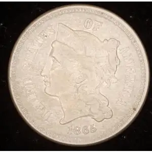 Nickel Three Cent Pieces 1865-1889