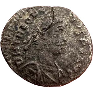 Theodosius I 'the Great', AR Half Siliqua