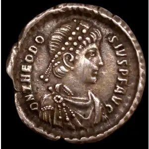 Theodosius I 'the Great', AR Siliqua