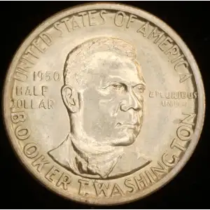 Classic Commemorative Silver--- Booker T. Washington Memorial 1946-1951-Silver- 0.5 Dollar