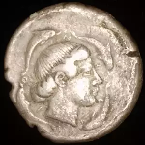 Syracuse, Sicily 2nd Democracy, AR Tetradrachm