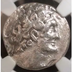 Kleopatra III and Ptolemy IX, AR Tetradrachm NGC Fine (3)