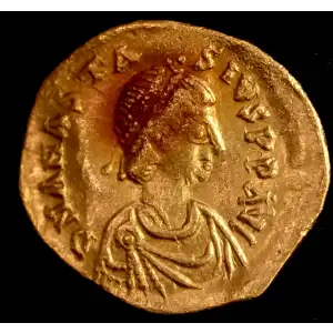 Anastasius I 'Dicorus', AV Tremissis