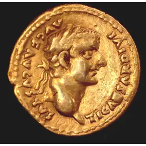 Tiberius, AV Aureus 'Gold Tribute Penny'