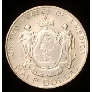Classic Commemorative Silver--- Maine Centennial 1920-Silver- 0.5 Dollar