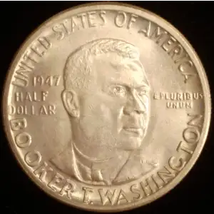 Classic Commemorative Silver--- Booker T. Washington Memorial 1946-1951-Silver- 0.5 Dollar
