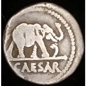 Julius Caesar, AR Denarius