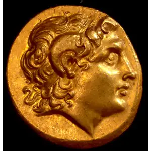 AV Stater from Thrace, Byzantion minted in the name of Lysimachos.
HGC 3, 1374 (3)