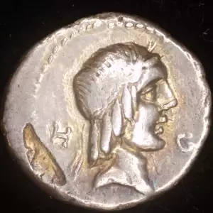  L. Calpurnius Piso Frugi, AR Denarius