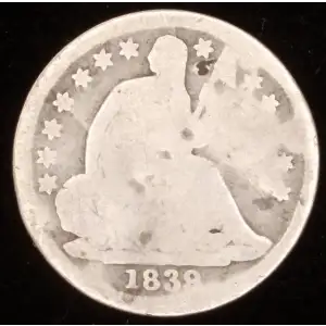 Half Dimes---Liberty Seated 1837-1873-Silver- 0.5 Dime (2)