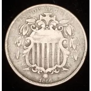 Nickel Five Cent Pieces-Shield 1866-1883 (2)