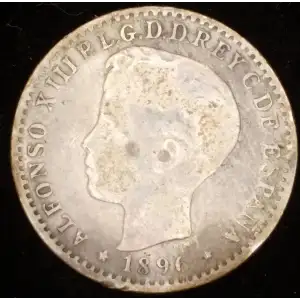 PUERTO RICO Silver 10 CENTAVOS
