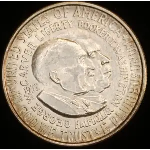 Classic Commemorative Silver---Carver/Washington Commemorative 1951-1954-Silver- 0.5 Dollar
