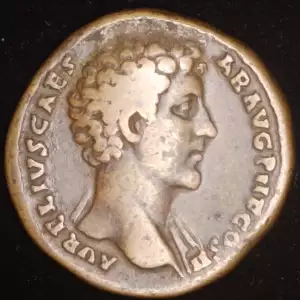 Marcus Aurelius (As Caesar), AE Sestertius
Coin 