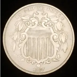 Nickel Five Cent Pieces-Shield 1866-1883 (2)