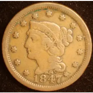 Large Cents - Braided Hair Cent (1839-1857)