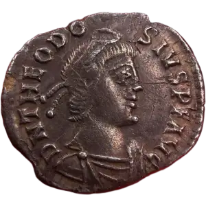 Theodosius I 'the Great', AR Siliqua